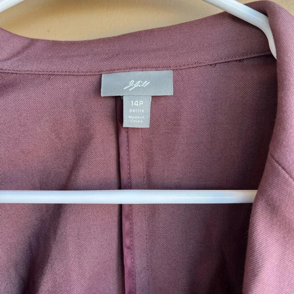 J. Jill One Button Blazer - Business Casual, Office - Size 14P - Picture 2 of 7